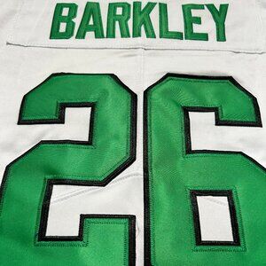 Men's Philadelphia Eagles Jersey Saquon Barkley Limited Throwback Jersey Medium